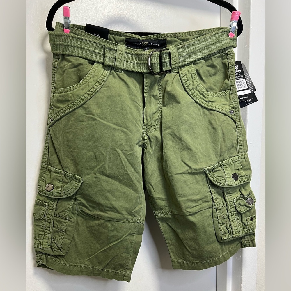 XRAY Men's Green Cargo Shorts size 30